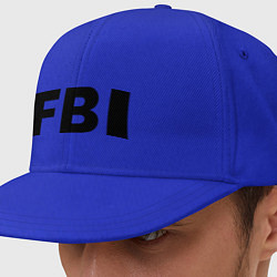 Кепка-снепбек FBI, цвет: синий