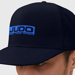 Кепка-снепбек Judo: More than sport, цвет: тёмно-синий