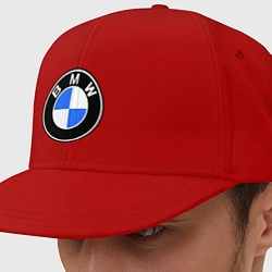 Кепка-снепбек Logo BMW, цвет: красный