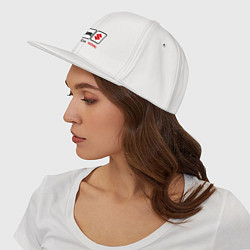 Кепка-снепбек Главное в жизни – еда, сон , suzuki, цвет: белый — фото 2