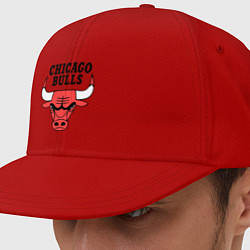 Кепка-снепбек Chicago Bulls цвета красный — фото 1