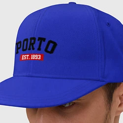 Кепка-снепбек FC Porto Est. 1893, цвет: синий