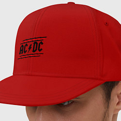 Кепка-снепбек AC/DC Voltage, цвет: красный