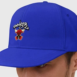 Кепка-снепбек Danger Chicago Bulls, цвет: синий