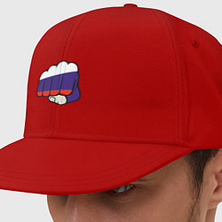 Кепка-снепбек Russian Fist, цвет: красный