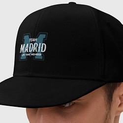 Кепка-снепбек Team Madrid, цвет: черный