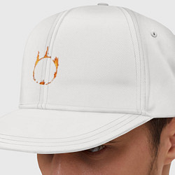 Кепка-снепбек Dark Souls Знак тьмы, цвет: белый