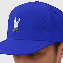 Кепка-снепбек Зайчонок обнял клубки The bunny hugged the balls, цвет: синий