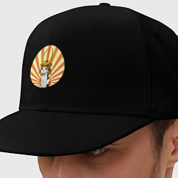 Кепка снепбек Котик - самурай