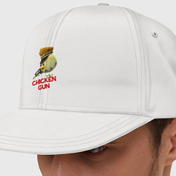 Кепка-снепбек Chicken Gun logo, цвет: белый