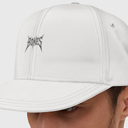 Кепка-снепбек Bones металлическое лого, цвет: белый