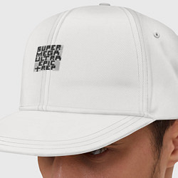 Кепка снепбек Пиксельный Super Mega Ultra Epic Rep - ASCII арт,