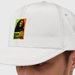 Кепка-снепбек Bob Marley: Jamaica, цвет: белый