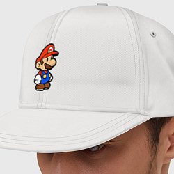 Кепка-снепбек Влюбленный Марио, цвет: белый