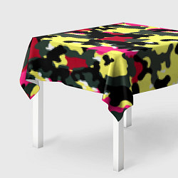 Скатерть для стола Камуфляж: контраст цветов, цвет: 3D-принт — фото 2