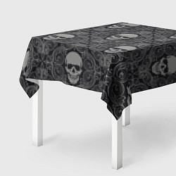 Скатерть для стола Ажурные черепа, цвет: 3D-принт — фото 2