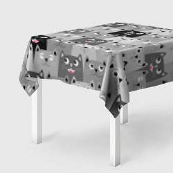 Скатерть для стола Котейки, цвет: 3D-принт — фото 2