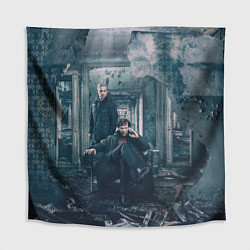 Скатерть для стола Шерлок и Ватсон, цвет: 3D-принт