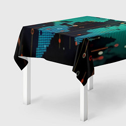Скатерть для стола Digital world, цвет: 3D-принт — фото 2