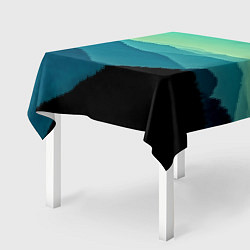 Скатерть для стола Туманный лес, цвет: 3D-принт — фото 2