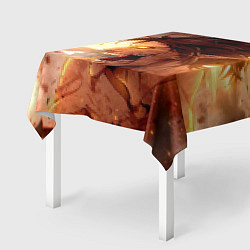 Скатерть для стола Атака Титанов, цвет: 3D-принт — фото 2