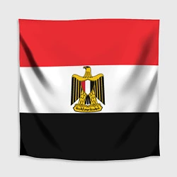 Скатерть для стола Флаг и герб Египта, цвет: 3D-принт
