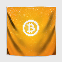 Скатерть для стола Bitcoin Orange, цвет: 3D-принт