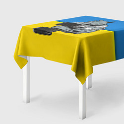 Скатерть для стола Спортивный носорог, цвет: 3D-принт — фото 2