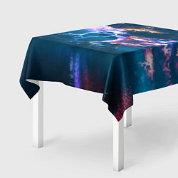 Скатерть для стола Извержение вулкана, цвет: 3D-принт — фото 2