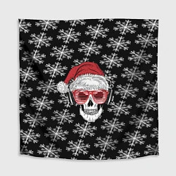 Скатерть для стола Santa Skull хипстер, цвет: 3D-принт