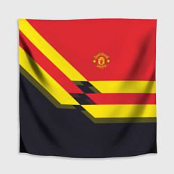 Скатерть для стола Man UTD FC: Black style, цвет: 3D-принт