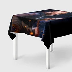 Скатерть для стола Викинг с топором, цвет: 3D-принт — фото 2
