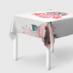 Скатерть для стола Самая лучшая бабушка в мире, цвет: 3D-принт — фото 2