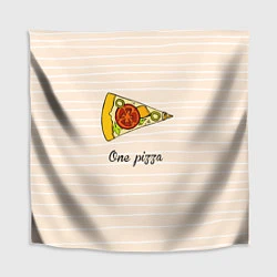Скатерть для стола One Love - One pizza, цвет: 3D-принт