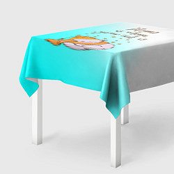 Скатерть для стола Home is where your cat is, цвет: 3D-принт — фото 2