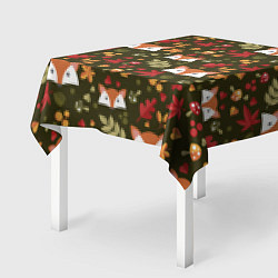 Скатерть для стола Осенние лисички, цвет: 3D-принт — фото 2