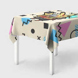 Скатерть для стола Pikachu Geometry, цвет: 3D-принт — фото 2