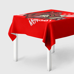 Скатерть для стола Кто мы? Мясо!, цвет: 3D-принт — фото 2