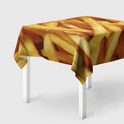 Скатерть для стола Картофель фри, цвет: 3D-принт — фото 2