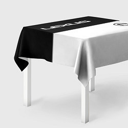 Скатерть для стола Lexus: Black & White, цвет: 3D-принт — фото 2