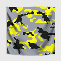 Скатерть для стола Yellow & Grey Camouflage, цвет: 3D-принт