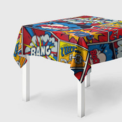 Скатерть для стола Pop art pattern цвета 3D-принт — фото 2