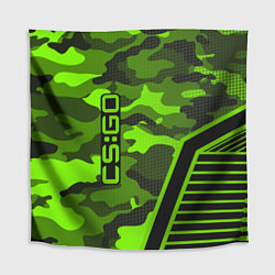 Скатерть для стола CS:GO Light Green Camo, цвет: 3D-принт