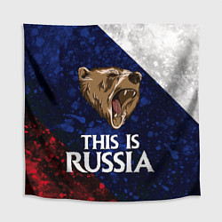 Скатерть для стола Russia: Roaring Bear, цвет: 3D-принт