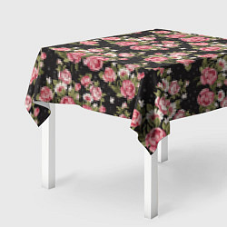 Скатерть для стола Брендовые цветы, цвет: 3D-принт — фото 2
