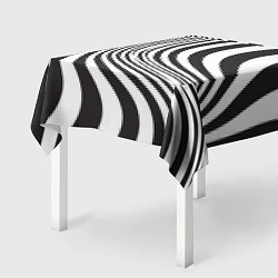 Скатерть для стола Стерео-зебра, цвет: 3D-принт — фото 2