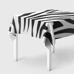 Скатерть для стола Африканская зебра, цвет: 3D-принт — фото 2