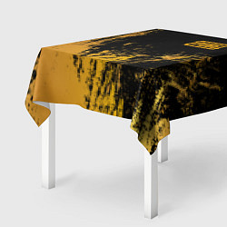 Скатерть для стола PUBG: Yellow Colour, цвет: 3D-принт — фото 2
