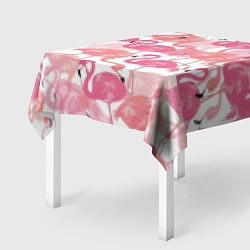 Скатерть для стола Рай фламинго, цвет: 3D-принт — фото 2