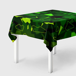 Скатерть для стола КАМУФЛЯЖНЫЕ ОСКОЛКИ, цвет: 3D-принт — фото 2